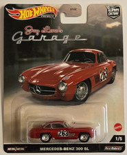 2022 Hot Wheels Car Culture Mercedes-Benz 300 SL Jay Leno's Garage 1/5