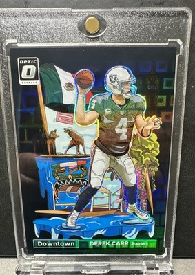 2023 Panini Donruss Optic - International Downtown Derek Carr Black Pandora /25