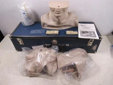 NASCO Life/Form Cricothyrotomy Simulator LF1082UA with Case Nursing Trainer 