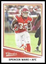 Spencer Ware 2017 Panini Classics #62 Kansas City Chiefs