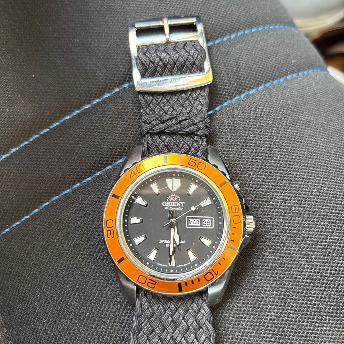 ORIENT orange Mako automatic winding wristwatch O… - image 1