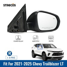 For 2021-2025 Chevy Trailblazer Lt Right Side Mirror Wblind Spot Heated 6 Pin