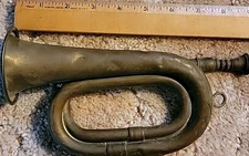 Calvary Bugle ~ Original ~ Spanish American War? WW1?, Lahera ~ Madrid Brass 