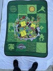 Nickelodeon TMNT Teenage Mutant Ninja Turtles Quilted Reversible Toddler Blanket