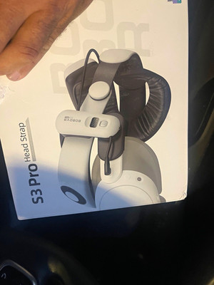 BOBOVR S3 Pro Head Strap for VR Headset, USB-C, White/Black (2024)