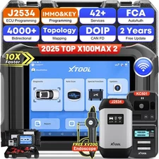 XTOOL X100 MAX2 Auto Key Programmer Diagnostic Tool J2534 Programming All-In-One