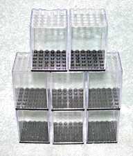 Stackable Acrylic Display Case Box for Lego Minifigures Action Figure Toy 8 PCS
