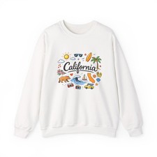 California Icons Crewneck Sweatshirt