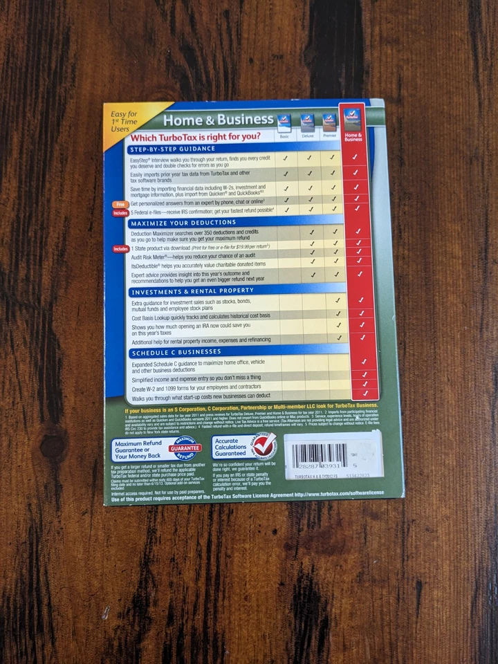 Intuit TurboTax 2012: Home & Business, Federal & State Returns for Windows & Mac - Image 3 of 4