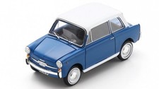 Autobianchi Bianchina Sedan Coupe 1962 White/blue (pro.r43) 1:43 Model SCHUCO