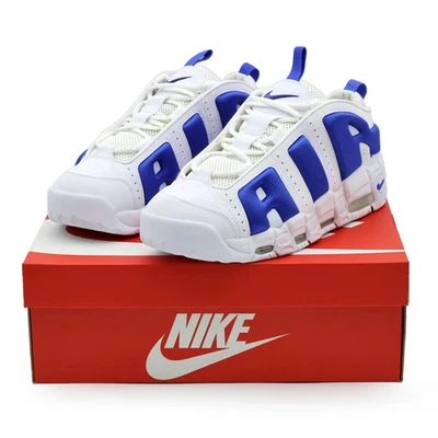 FZ3055-101 Nike Air More Uptempo Low White Royal (hommes) - Photo 1/4