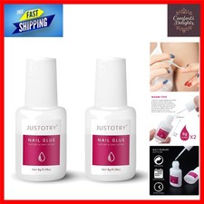 Professional Extra Strong Nail Glue - Long Lasting, Fast Bond for Acrylic Tips