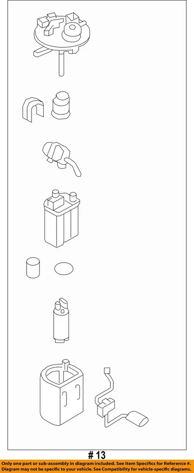 Conjunto de bomba de combustible de 2012 Kia FORTE 2,4 L 3811125 Foto 4 de 4