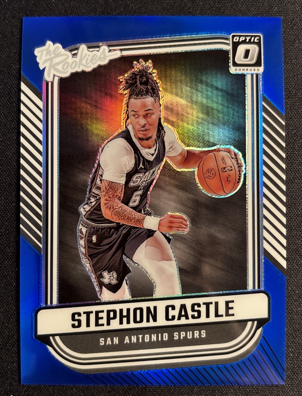 2024-25 Panini Donruss Optic Basketball The Rookies #4 Stephon Castle Blue /49