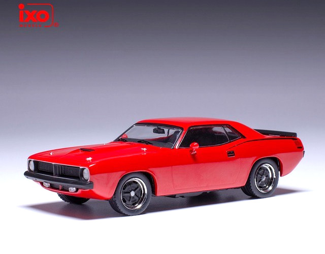IXO DIECAST 1/43 1970 PLYMOUTH BARRACUDA HEMI 'CUDA COUPE IN RED CLC592