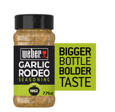 Weber Garlic Rodeo Seasoning, Garlic Seasoning Blend, 7.75 oz