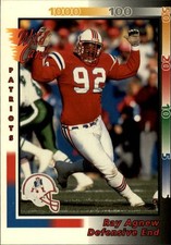 1992 Wild Card #260 Ray Agnew - FB