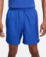  50 NIKE AIR SPORTSWEAR WOVEN FLOW POLYESTER SHORTS GAME ROYAL sz S