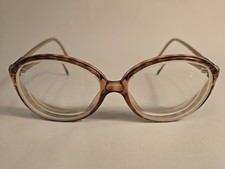 Luxottica STACEY Vintage Eyeglasses Tortoise Shell 54-15-135 Brown