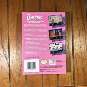 💖 Barbie for Nintendo Entertainment System NES CIB - First Home Console Game