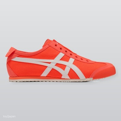 Onitsuka Tiger MEXICO 66 SLIP-ON 1183A360-702 Flash Coral White Men's Size New