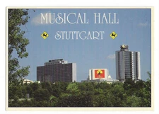 Stuttgart Germany Postcard Musical Hall SI - Centrum Oversized