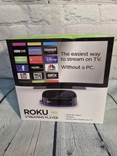 Roku HD 2nd Generation Media Streaming Player 2500R - Black NEW