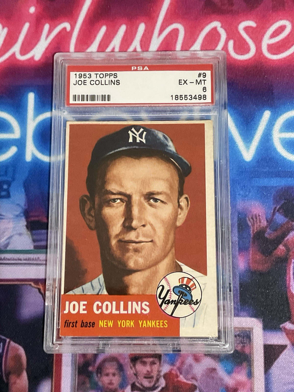 1953 Topps Joe Collins #9 PSA 6