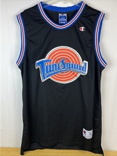 Space Jam Vintage Tune Squad Michael Jordan Black Champion Basketball Jersey XL