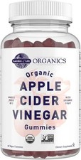 Garden of Life Apple Cider Vinegar Gummies USDA Organic ACV Gummy Vitamins Made