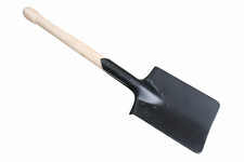 Zib Militaria Deutscher Wehrmacht-Feldspaten (WKII)– Stahlschaufel mit Holzstiel