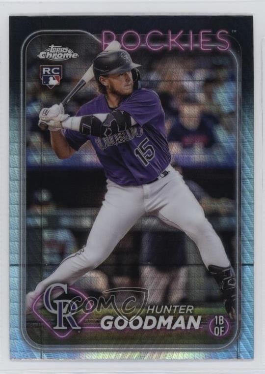 2024 Topps Chrome Prism Refractor Hunter Goodman #99 13c1