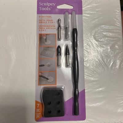Sculpey 5-in-1 Tool: Handle with Interchangeable Tool Heads ~ ASCT01