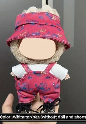 POP MART LABUBU overalls clothes only, Two Piece Set No Toy