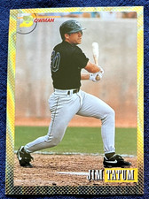 Jim Tatum Bowman rookie Foil card 339, 1993 MLB. rookie card picture