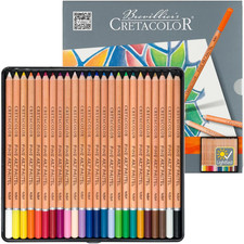 Cretacolor Fine Art Pastel Pencil Set, Set of 24, Multi
