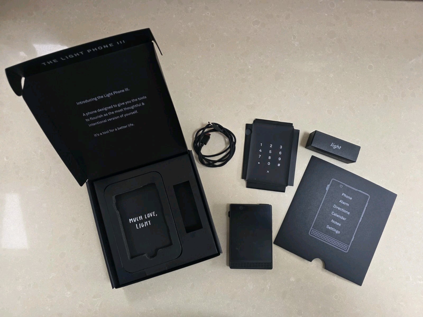 Light Phone 3 Minimalist Cell Phone