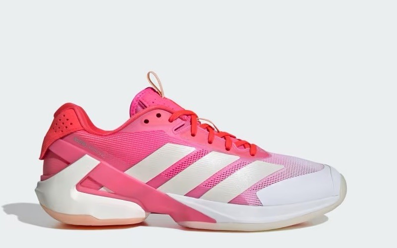 Sz 8- Adidas Women's Adizero Ubersonic 5 Tennis Shoes, Lucid Pink