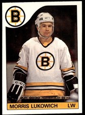 1985-86 O-Pee-Chee Morris Lukowich Boston Bruins #129