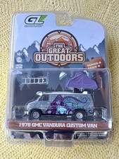 Greenlight Great Outdoors 1978 GMC Vandura Custom Van RAW CHASE VHTF - READ DESC
