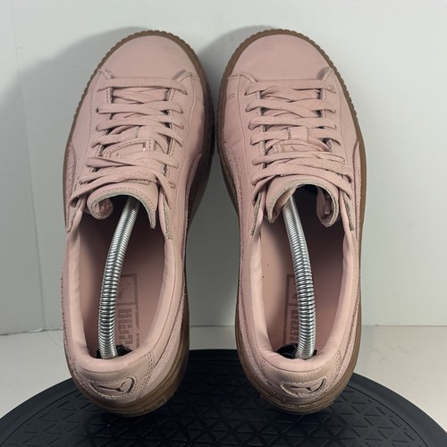 Puma Basket Womens Size 8.5 Pink Sneakers - Picture 5 of 8