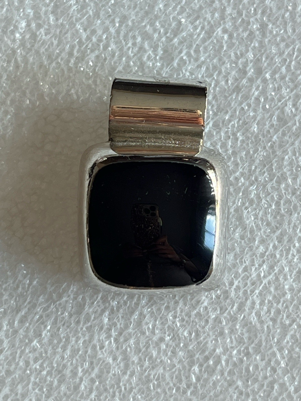Colgante de onix mexicano de plata de ley 925 para mujer