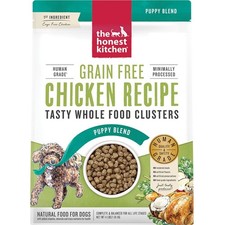 THE HONEST KITCHEN DOG CLUSTERS GRAIN FREE PUPPY CHICKEN 4LBS