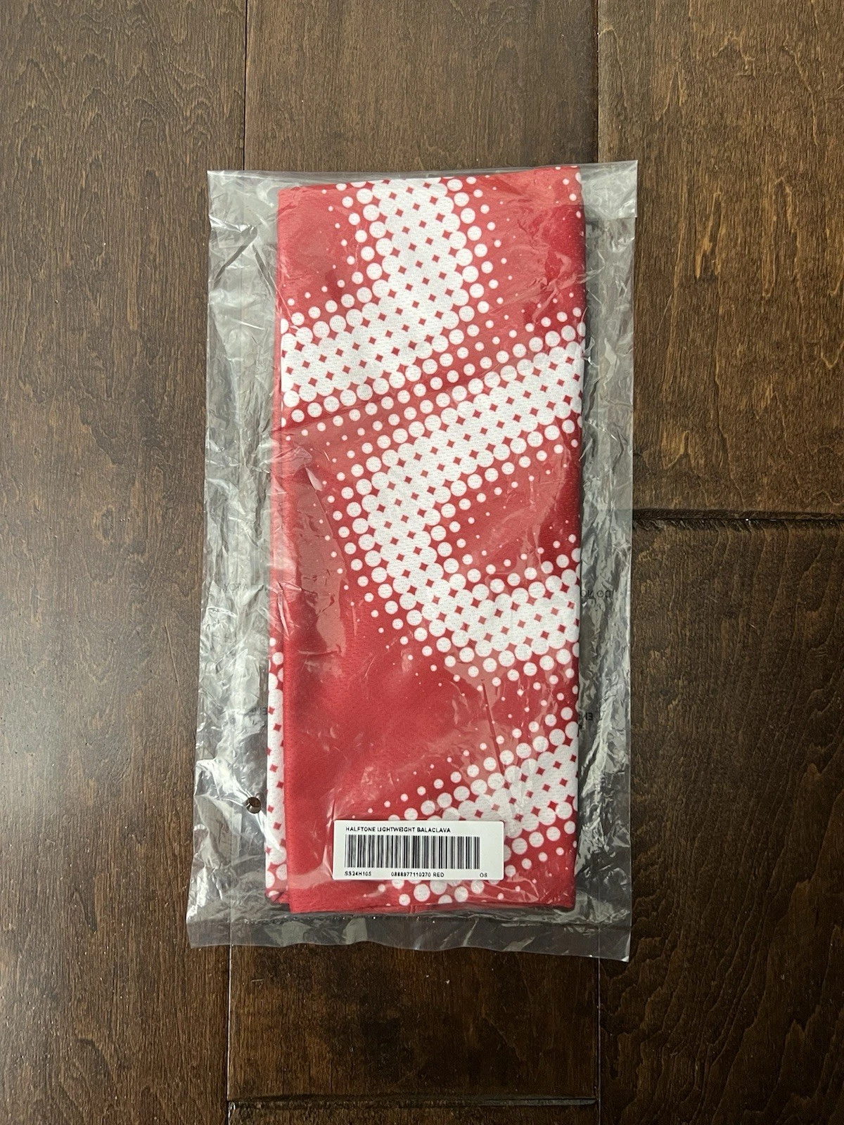 Supreme SS24 Halftone Logo Lightweight Poly Balaclava Red One Size New IN HAND