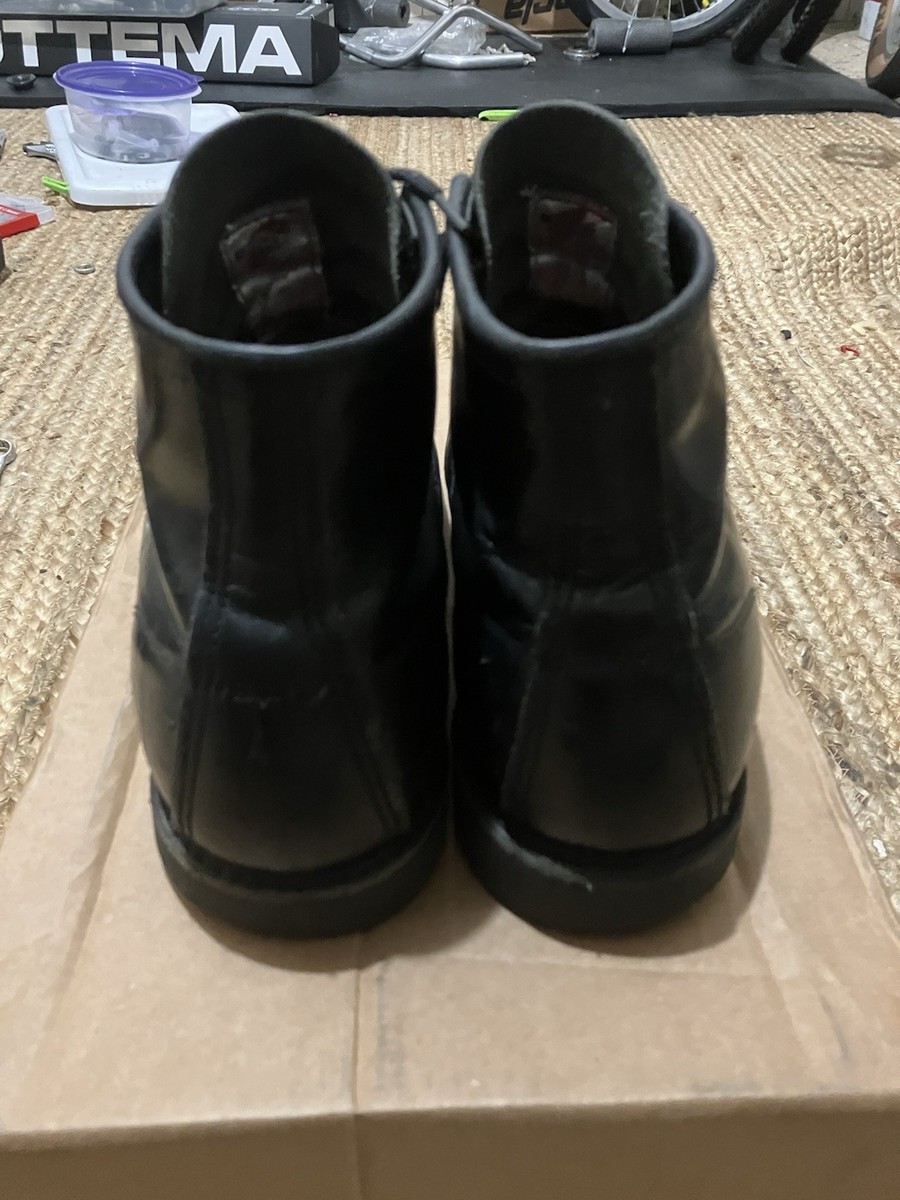 Red Wing 8137 11.5 D Moc Toe Used Black Heritage | eBay