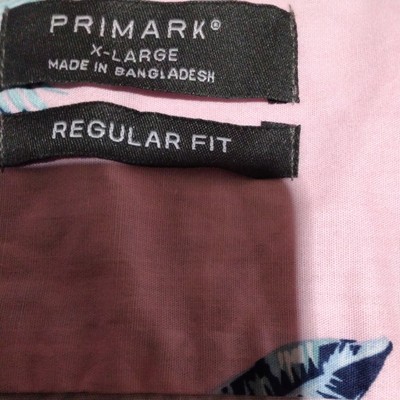 Primark Regular Fit XL Collared Short Sleeve Button Up