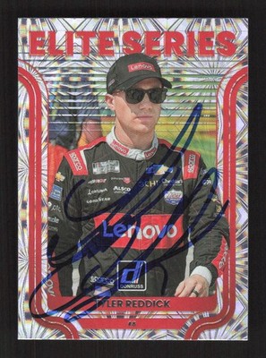 2023 Donruss #E7 Elite Series Tyler Reddick Signed IP Auto Autograph Card