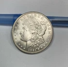 1921-D Morgan Dollar Flashy Bright BU+