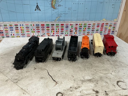 Lionel 11500 Nachkriegs - Set 2029 Dampflok Güterwagen Spur O 027 | Zustand: Used