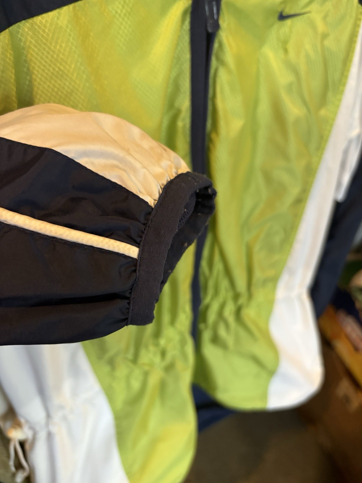 SACAI X NIKE Giacca a vento Nike vintage anni 90 colore nero bianco blocco M(8 10) 23x32 misura L